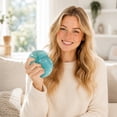 thumbnail image 2 of Apple Squishy,Blue Apples Squishy Shaped Stress Balls,Slow Rebound Clear Fruit Squeeze Fidget Toy Anxiety Relief Soft Stress Ball Pinch Sensory Toy, 2 of 4