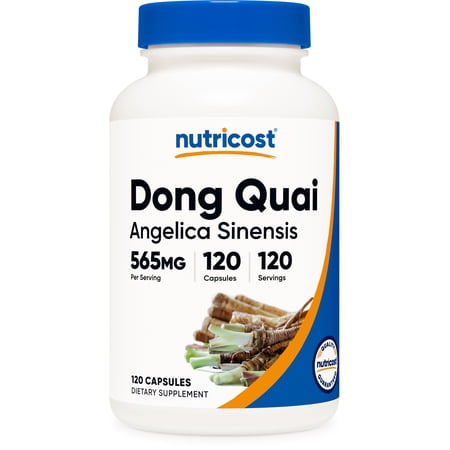 Nutricost Dong Quai 565mg, 120 Capsules - Vegetarian Capsules - Angelica Sinensis Supplement
