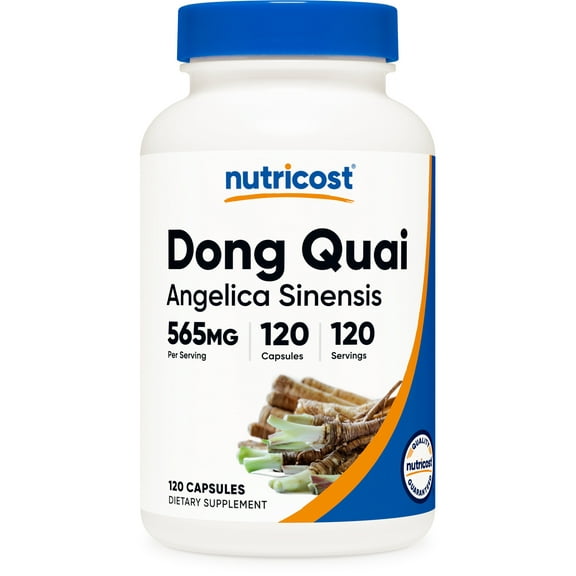 Nutricost Dong Quai 565mg, 120 Capsules - Vegetarian Capsules - Angelica Sinensis Supplement