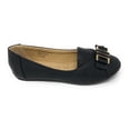 thumbnail image 2 of Victoria K Women's Dot Cut Out Front With Embossed Bow Ballerina Flats, 2 of 5