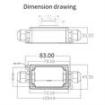 thumbnail image 2 of 5PCS Waterproof Switch Ship Type Switch 12V/24V 30A Rain Proof Outside the Electrical Room Ampere Box Second Gear, 2 of 5