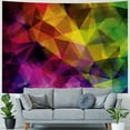 thumbnail image 4 of Orinice Triangle Pattern Tapestry Wall Hanging Unique Style for Home Decor Living Room Bedroom Apartment Farmhouse Dorm 40x30inch, 4 of 6