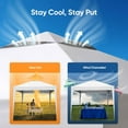 thumbnail image 4 of Quictent 10x10 Pop up Canopy Tent, Portable Instant Setup Gazebo with Waterproof & UV Protection for Camping, Beach, Parties, 4 of 8
