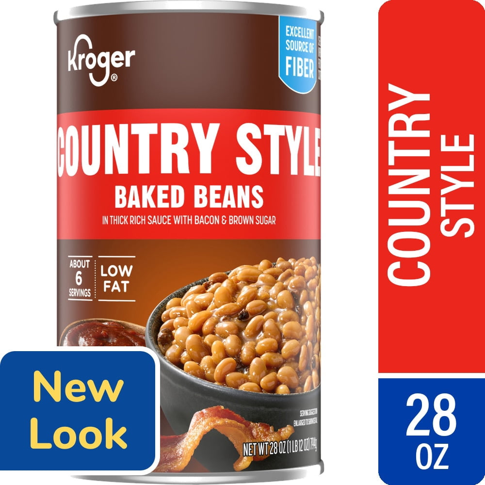 Kroger Country Style Baked Beans 28 oz - 3 Pack