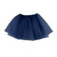 thumbnail image 2 of Tutus for Women 3 Layered Tutus Girl Teens Short Skirt Colorful Running Skirts Rave Costume Tutu Dance Skirt Navy, 2 of 4