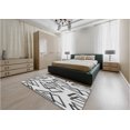 thumbnail image 5 of Ahgly Company Machine Washable Indoor Rectangle Transitional Platinum Gray Area Rugs, 4' x 6', 5 of 7