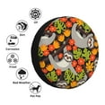thumbnail image 5 of Balery Sloth On The Branchtire Cover Waterproof Dust-Proof, Universal Spare Wheel Tire Cover For Trailer, Rv, Suv Truck And Vehicle Camper Accessories-16 Inch, 5 of 9