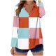 thumbnail image 5 of Ailaofu Women's Fall Button Down Shirts Casual Dressy Collared Top Classic Long Sleeve Work Office Blouse Tops, 5 of 6