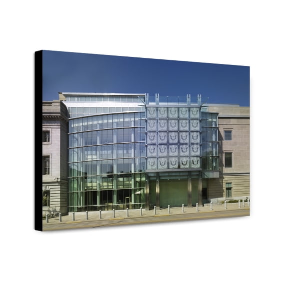 Canvas Print: New Exterior, Federal Building And U.S. Courthouse, Wheeling, West