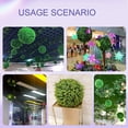 thumbnail image 4 of Mdesiwst Artificial Plant Uv-resistant Plant Topiary Ball Decoration Faux Ball for Outdoor Backyard Porch for Office, 4 of 9