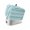Teal White, variant on Fsddascl Teal Brown Ombre Small Toaster Cover 2 Slice, Kitchen Appliance Covers, Geometric Striped Water Ripple White Toaster Oven Cover with Loop, Bread Machine Cover Dust Cover Protection