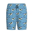 thumbnail image 6 of Daiia Dolphin Lovers Mens Woven Stretch Pajama Short,Short Pajama Pants-Medium, 6 of 7
