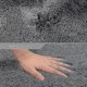 thumbnail image 2 of Corner Shower Mat, Scalloped Round Shower Mat, Quarter Round Microfiber Shower Mat, Gray, 40x100cm, 2 of 4