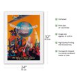 thumbnail image 2 of Round the World by Clipper - Pan American World Airways - Vintage Airline Travel Poster by Mark Von Arenburg c.1949 - Japanese Unryu Rice Paper Art Print 24 x 32 in, 2 of 4