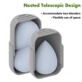 thumbnail image 4 of Makeup Sponge Holder, Cosmetic Blender Silicon Travel , Makeup Puff Ball Carrying Box (Not Including Cosmetic Eggs), 4 of 9