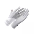 thumbnail image 1 of TISHITA 5x Gants de Protection Solaire pour Femmes Randonnée Golf Vélo Gants Doigts Complets Blanc Gris Doigts, 1 of 8