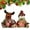 2Pcs-a, variant on Christmas Gift Bags Zipper Design, 2025 New Flax Fabric Chritmas Apple Candy Bags, Zipper Reusable, Extra Large Christmas Gift Bags with Santa Claus, Snowman, Reindeer for Festival Decor (2Pcs-a)