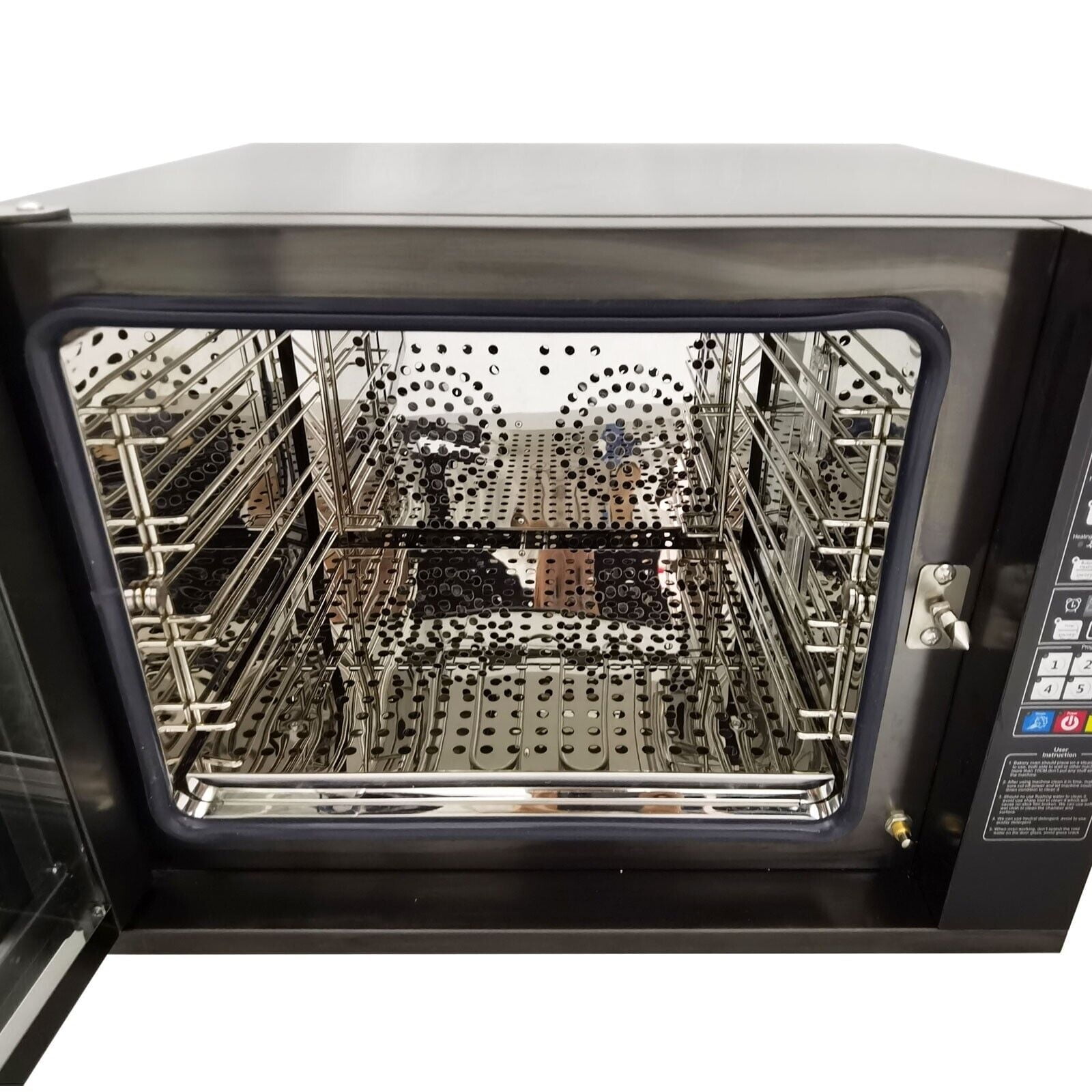 60L Commercial Countertop Convection Spray Oven Hot Air Circulation Electric Spray Oven 0-350℃ 220V 5500W