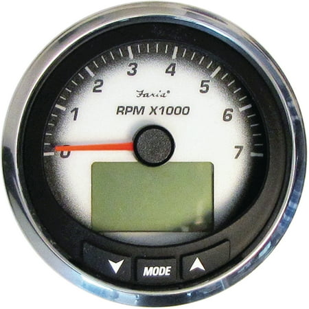 Faria Digital Black Fade 4" Gauge, 7000RPM Tachometer for NMEA 2000/J1939 and MG3000