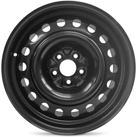 New 17x7 inch Wheel for Ford Escape 2020-2023 Black Painted Steel Rim