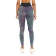thumbnail image 6 of FANNYC High Waist Yoga Pants Tights Tie-Dye Elastic Activewear Butt Lifter Soft Four-Way Stretch Leggings Tummy Control Sweatpants For Pilates, Gym, Dancing, Running, Cycling, 6 of 6