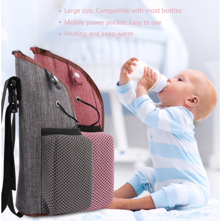 Baby Bottle Warmer Bag Portable USB Heating Infant Milk  display picture 1