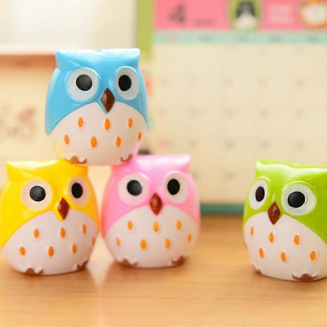 4 Pack Pencil Sharpener, Owl Shaped Pencil Sharpener, Kids Pencil Sharpener, Colored Pencil Sharpener, Manual Pencil Sharpener, Cute Pencil Sharpener