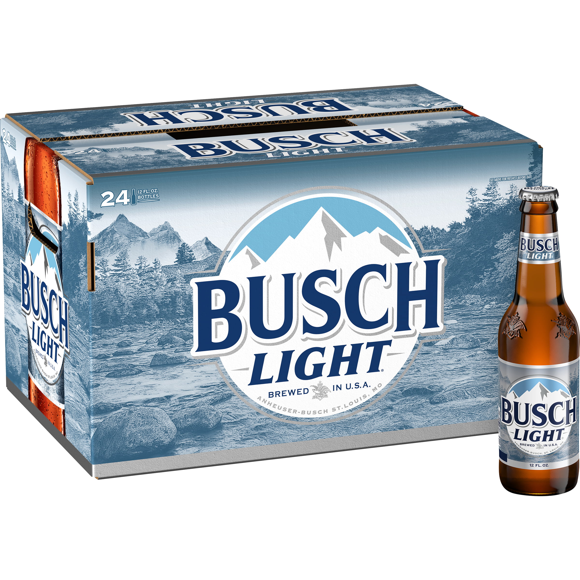 Busch Light Beer 24 Pack 12 Fl Oz Bottles 4 1 Abv