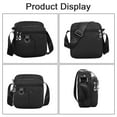 thumbnail image 2 of TSV Women's Crossbody Bag, Anti-thief Oxford Fabric Shoulder Bag, Waterproof Ladies Handbag with Multiple Pockets, Black, 2 of 9
