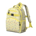 thumbnail image 2 of Yellow Princess Unicorn Pattern Backpack for School,Cute School Bag,Schoolbag with Adjustable Shoulder Straps & Padded Back,15.25"x11.5"x5.25", 2 of 5