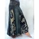 thumbnail image 2 of Faldas midi de cintura alta para mujer, nueva moda, faldas plisadas de retazos, faldas vaqueras sueltas, faldas elegantes vintage de corte A lisas, 2 of 4