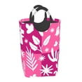 thumbnail image 2 of XMXY Pink Freedom Rectangular Laundry Basket Organizer,Collapsible Tall Clothes Hampers for Laundry with Handles, 2 of 6