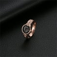 thumbnail image 4 of Xihbxyly Anillo con Forma de Reloj, Diseño Original de Circonita Cúbica, Accesorio Brillante Sin Alérgenos, Regalo Único para Compromiso, Boda, Aniversario, San Valentín, Día de La Madre, Ideal para, 4 of 6