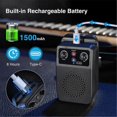 thumbnail image 4 of Mini Electric Guitar Amplifier 5W Portable Guitar Amplifier Bluetooth Built-in 4 Effects Rechargeable Small Guitar, 4 of 5