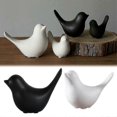 thumbnail image 1 of Ceramic Bird Sculpture Modern Desktop Decor Figurines Statue Ornaments GuanGuan, 1 of 4