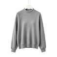 thumbnail image 4 of Mitankcoo Girls Waffle Knit Sweater Long Sleeve Raglan Pullover Top Loose Warm Casual Knitwear for Fall Winter, 4 of 5