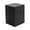 Black_18"H, variant on GZXS 33.75"H Tall Side Table for Living Room or Patio, Square-Column Accent Table in Wood Look Finish, Stackable Style for Layered Display, Black
