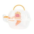 thumbnail image 4 of oshhni Hamster Carry Case Cage Pet Outgoing Cage for Dwarf Hamster Outdoor Squirrel Orange, 4 of 9