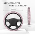 thumbnail image 3 of Fotbe Rose Flowers Funda para Volante Universal de 15 pulgadas, Accesorios para Auto para Hombre y Mujer, Protector de Volante Cómodo para SUV y Sedán, 3 of 6