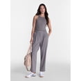 thumbnail image 3 of Avia Women's and Women's Plus Tapered Interlock Trousers, 27" Inseam, Sizes XS-4X, 3 of 6