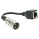 thumbnail image 1 of Cable conector de red XLR macho a R, cable XLR de 3 pines a RJ45 XLR macho a R hembra Cable adaptador XLR hembra Diseñado para precisión, 1 of 12