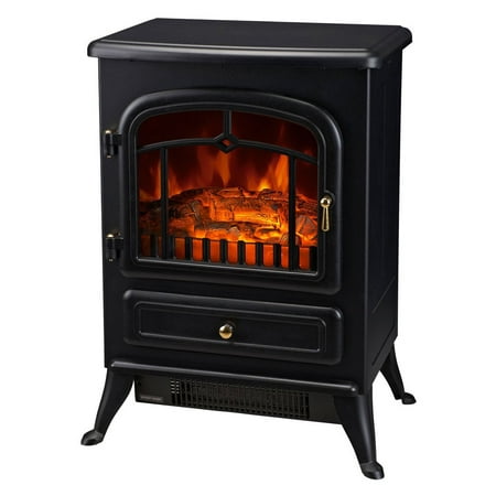 Homcom 16 In 157 1500 Watt Free Standing Electric Fireplace