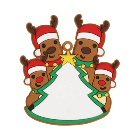 

Christmas Decorations Elk Pendant Personalized Listing Family Ornaments7.4