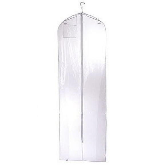 Clear Bridal Gown Covers - 72"L x 22"W x 10" Gusset - Carton of 12