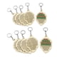 thumbnail image 1 of Llavero de madera hojas Artes de punto de cruz y manualidades Regalos para bolsa de mochila Purse Llavero Kits Plantillas Costura 10 Paquetes Speravity HA012694-00, 1 of 7