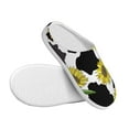 thumbnail image 3 of Kdxio Sunflowers Country Women's Men's Slippers Plush Slip-On House Slipper for Winter Indoor Soft Cushion Non-slip Fluffy Slides Slippers-37/38, 3 of 7