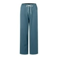 thumbnail image 4 of SnnmBlm Women's Denim Stretch Joggers Drawstring Elastic Waist Pull On Jeans with Side Pocket Navy 2XL, 4 of 5
