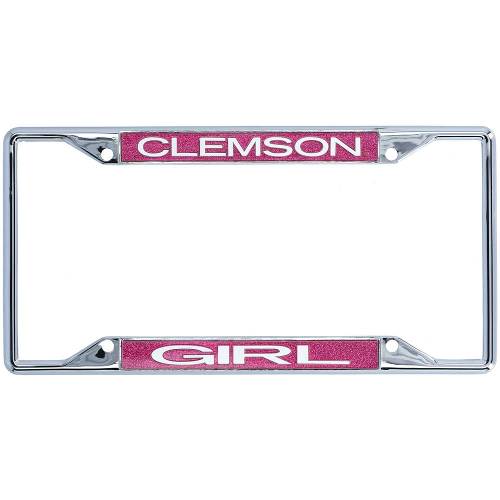 Clemson Tigers Glitter License Plate Frame - Walmart.com - Walmart.com