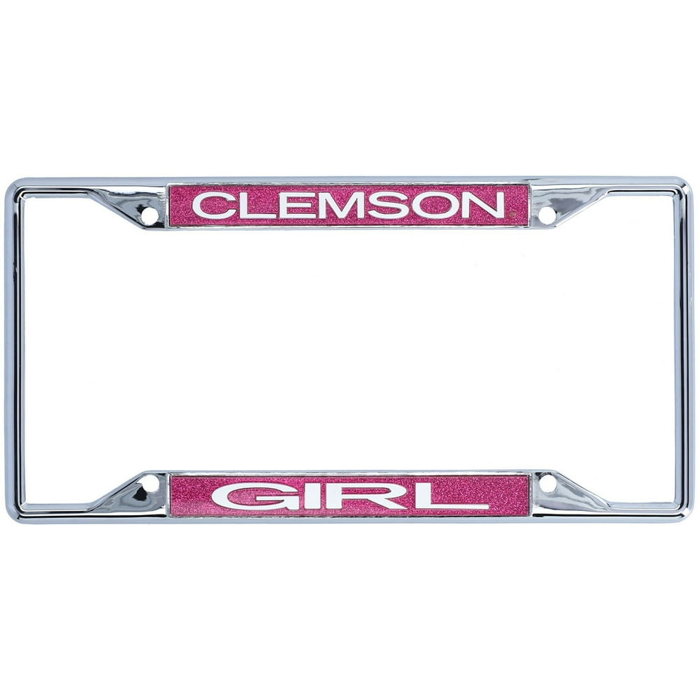 Clemson Tigers Glitter License Plate Frame - Walmart.com - Walmart.com
