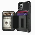 thumbnail image 4 of Dteck Wallet Case For iPhone 11 Pro Max, Zipper Wallet Case with Credit Card Holder Slot Purse Leather Protective Case Cover For Apple iPhone 11 Pro Max 6.5 inch 2019, Black, 4 of 9